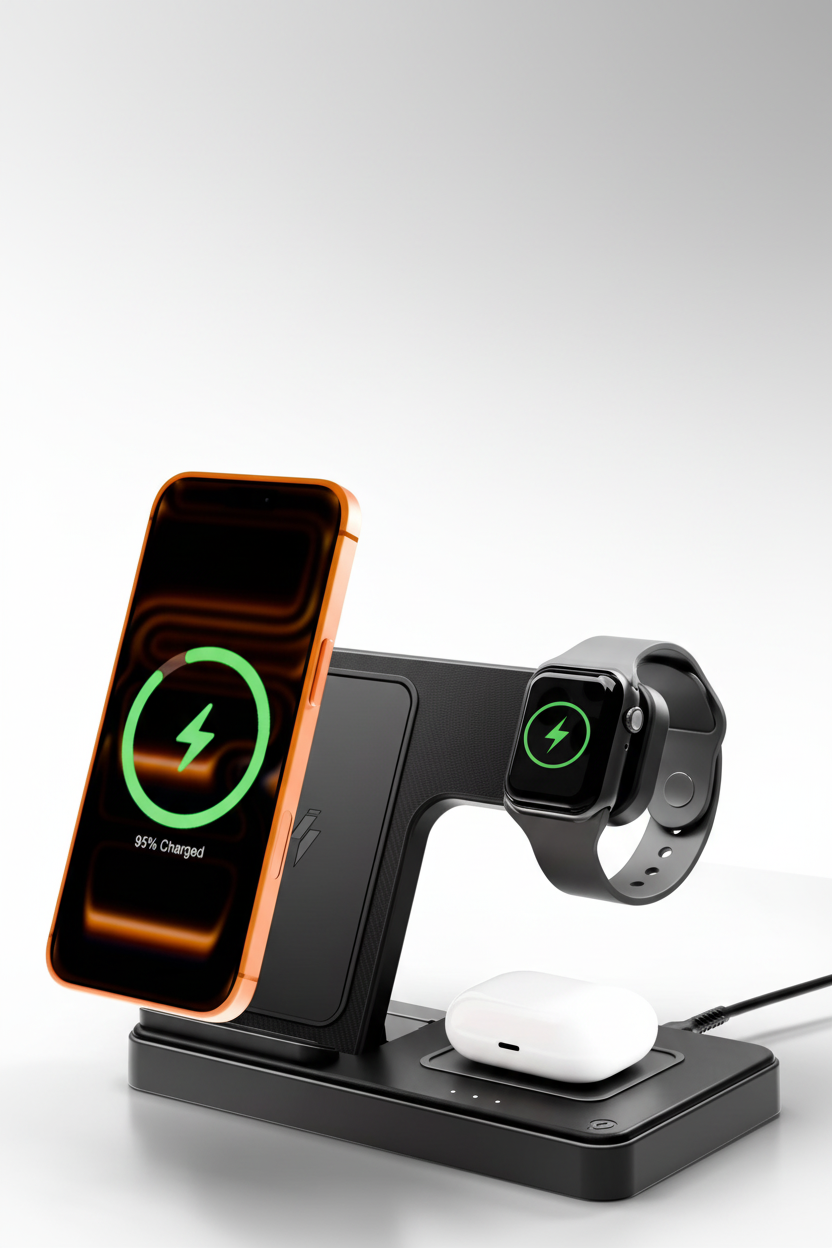 MagSnap 3-in-1 Wireless Charging Stand - Mobile